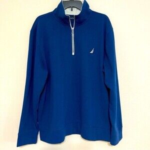 Nautica Men's Long Sleeve Pullover Zip Sweatshirt Size XL